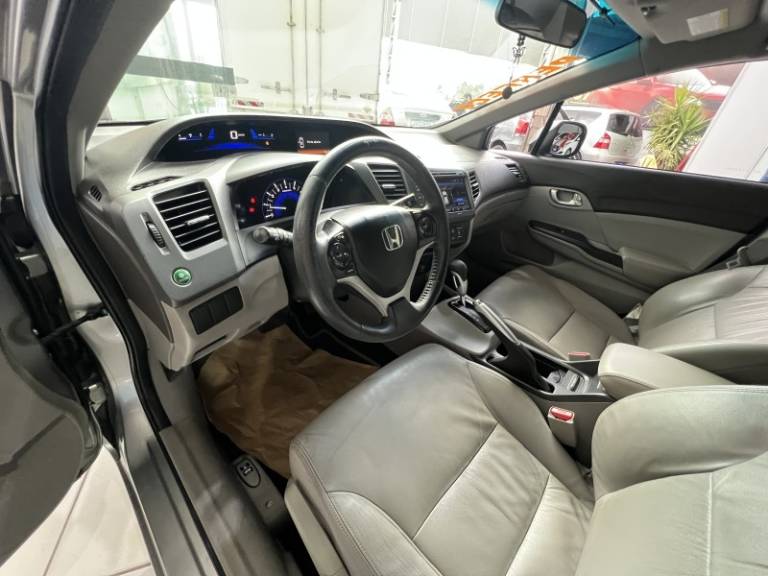 HONDA - CIVIC - 2012/2012 - Cinza - R$ 65.900,00