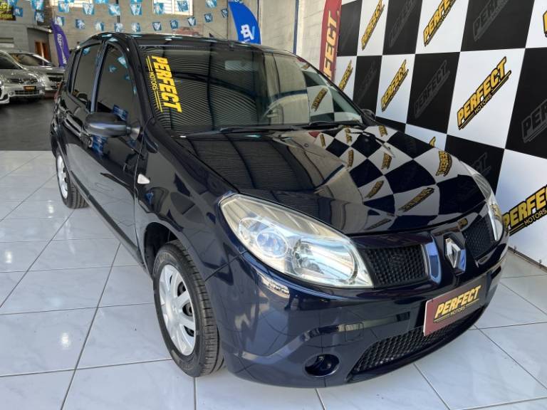 RENAULT - SANDERO - 2009/2009 - Azul - R$ 27.900,00